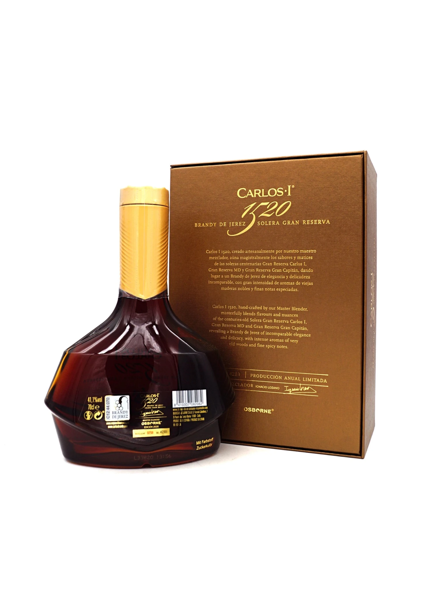 Carlos I 1520 Solera Gran Reserva Brandy De Jerez 4 Carlos I 1520 Solera Gran Reserva Brandy De Jerez – Bild 2
