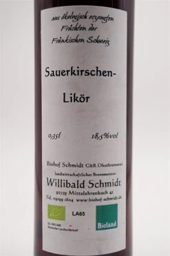 Bio Sauerkirschen-Likör -Getränke Verkaufsgeschäft dsc00656 1