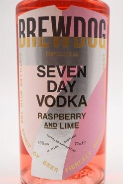 Seven Day Vodka Raspberry And Lime -Getränke Verkaufsgeschäft dsc01243