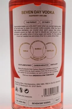 Seven Day Vodka Raspberry And Lime -Getränke Verkaufsgeschäft dsc01244