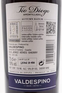 Amontillado Tio Diego -Getränke Verkaufsgeschäft dsc01480