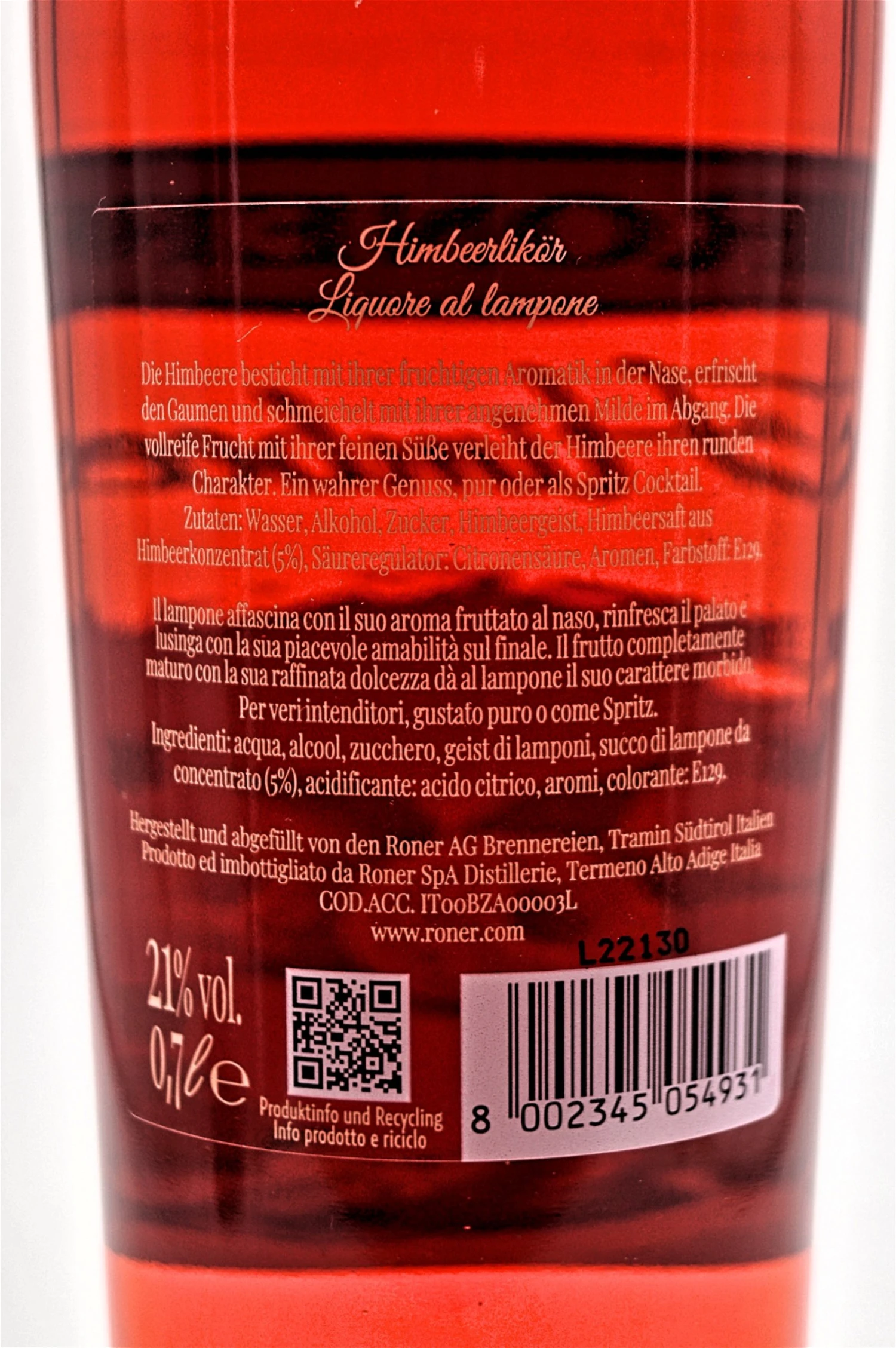 Himbeerlikör 6 Himbeerlikör – Bild 4