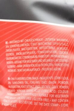 Tortilla Chips Hot Chili Taste 10x125g Sparset -Getränke Verkaufsgeschäft dsc01754