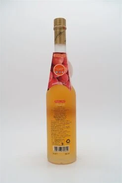 Peachcello Pfirsichlikör -Getränke Verkaufsgeschäft dsc04071 fotor