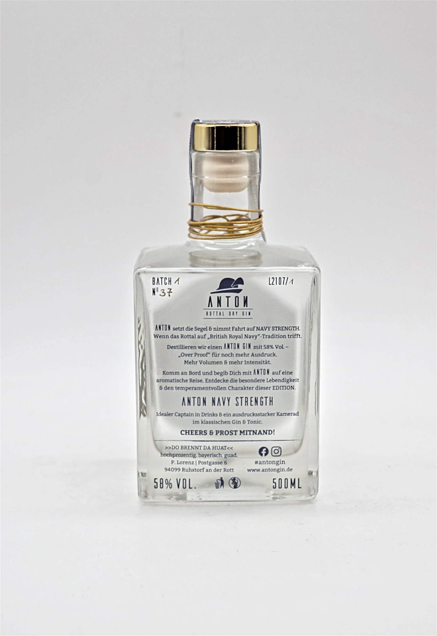 Rottal Dry Gin Navy Strength 4 Rottal Dry Gin Navy Strength – Bild 2