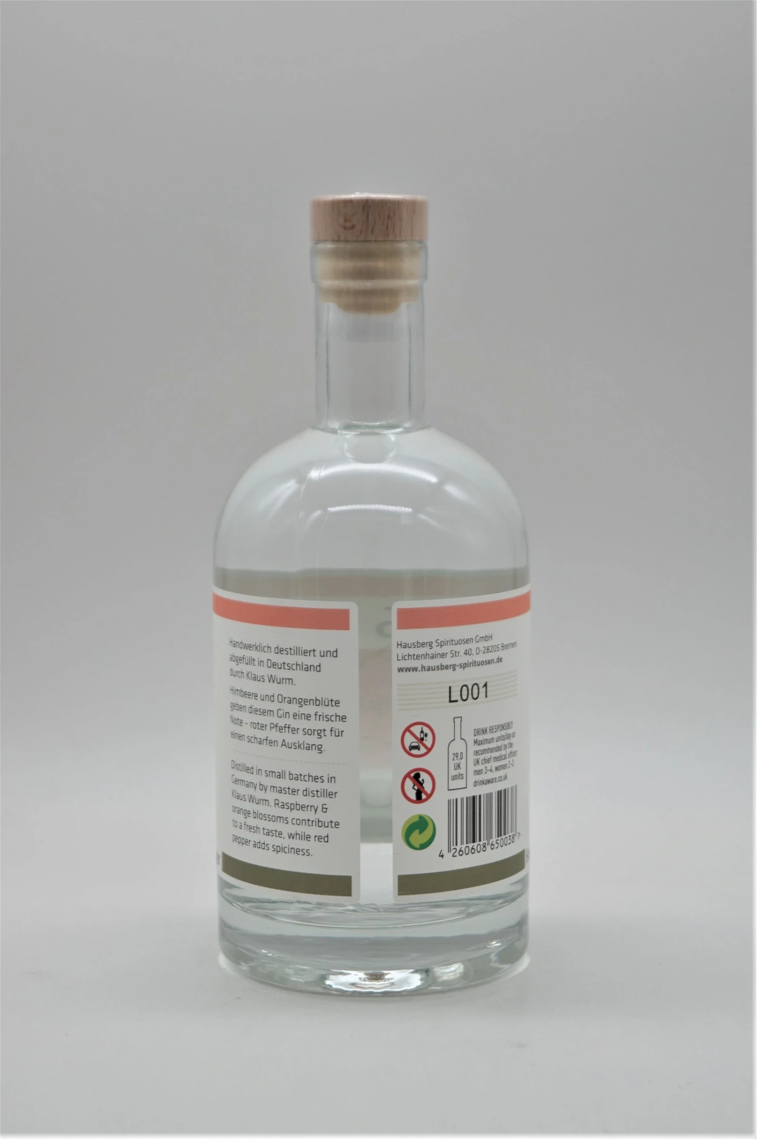 Gin No. 3 Himbeere Und Roter Pfeffer 4 Gin No. 3 Himbeere Und Roter Pfeffer – Bild 2