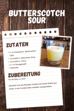 Butterscotch Sour Bundle -Getränke Verkaufsgeschäft neu stamperla butterscotch sour min